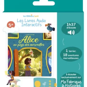 ALICE AU PAYS DES MERVEILLES - lunii - boite-a-histoire