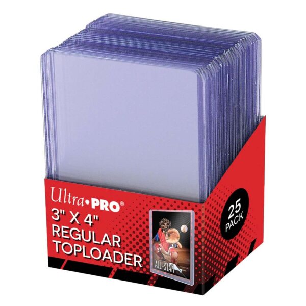 Ultra Pro - Protèges Cartes Standard - Toploader Transparent Regular Ultra Clear Par 25