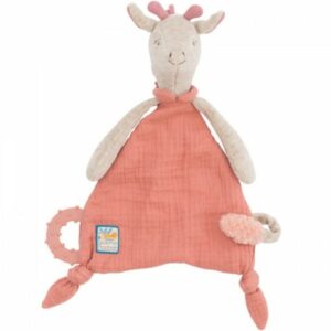 Doudou attache-tétine girafe - Sous mon baobab - Moulin Roty