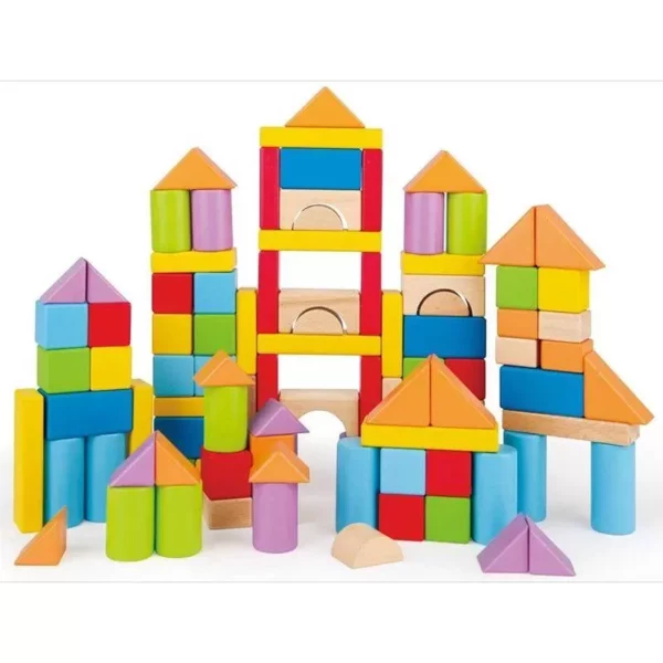 101 Cubes en bois colorés - Hape - jouets en bois - jouet d'eveil - jouets - enfant - jeux reves et jouets - thonon-les-bains - evian-les-bains - suisse - genève - 1