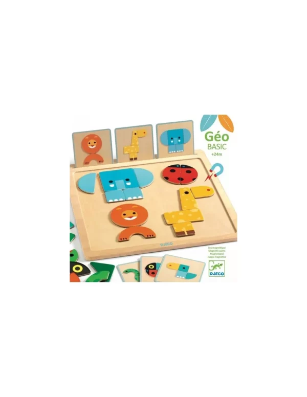 GeoBasic - djeco - jouets en bois - jouet éducatif magnetique - jouets - enfant - jeux reves et jouets - thonon-les-bains - evian-les-bains - suisse - genève - 2