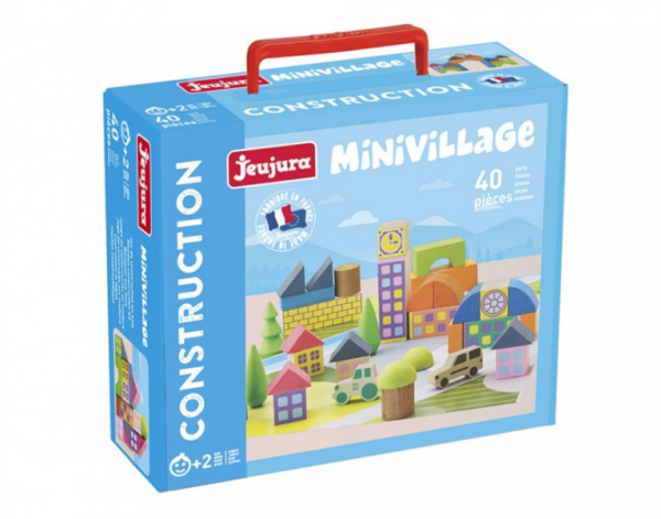 Jeujura 8256 minivillage 40 pièces jouets en bois jeux reves et jouets thonon les bains haute savoie chablais leman