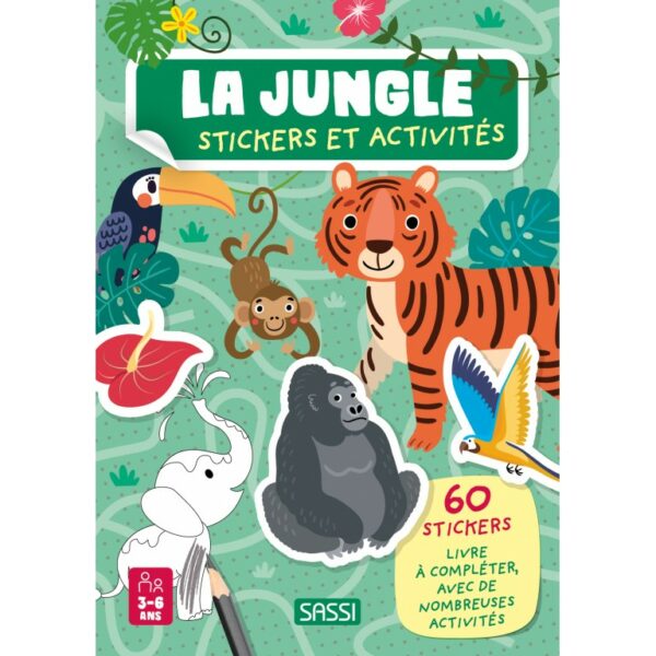 La jungle Stickers et Activités - loisir créatif - jeux reves et jouets thonon les bains 2