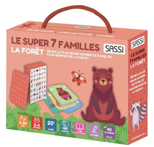 Le super 7 familles - LA FORET - jeu de cartes - enfant - jeu de societe - jeux reves et jouets - thonon-les-bains 2
