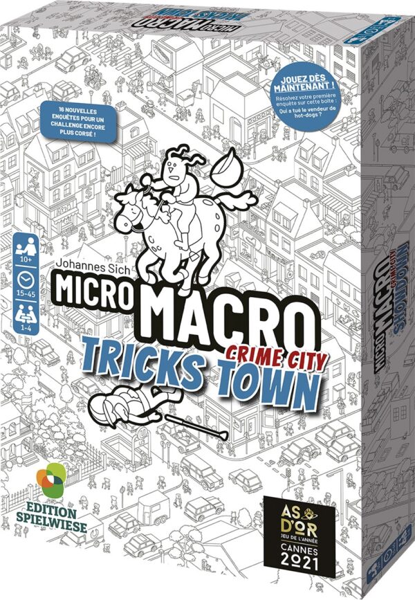 MicroMacro Crime City - Tricks Town - jeu de société - enquete - jeux reves et jouets - thonon les bains - evian les bains - haute savoie - chablais - leman - suisse - geneve 2