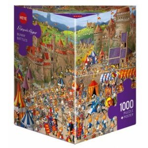 PUZZLE - 1000 PIÈCES - 4001689299200 - bunny battles - Heye - jeu de societe - famille - ambiance - haute-savoie - chablais - evian - thonon - suisse - geneve - jeux reves et jouets (4