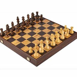 échiquier - fait main en Grèce - jeu d'échecs en bois - 43x43 - jeu de société - jeu classique - jeux-reves-et-jouets- thonon-les-bains - évian-les-bains - chablais - haute-savoie - suisse - genève