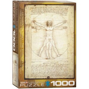 puzzle- 1000 pièces - eurographics- L'homme de Vitruve - jeux reves et jouets - thonon les bains - evian les bains - haute savoie - chablais - leman - suisse - 3