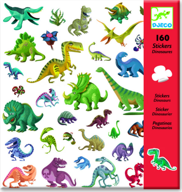 stiker dinosaures - 160 - djeco - haute-savoie - chablais - evian - thonon - suisse - geneve - jeux reves et jouets (1