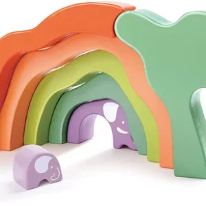 SAFARI ELEPHANT STACKING BLOCKS - jouets - motricité - enfant - jeux reves et jouets - thonon - haute savoie - leman - suisse 3
