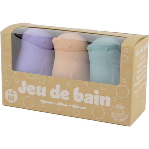 silicone-les-oiseaux-aspergeurs - - jouet - bain - enfant - thonon