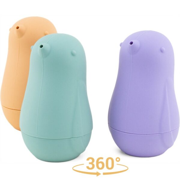 silicone-les-oiseaux-aspergeurs - - jouet - bain - enfant - thonon