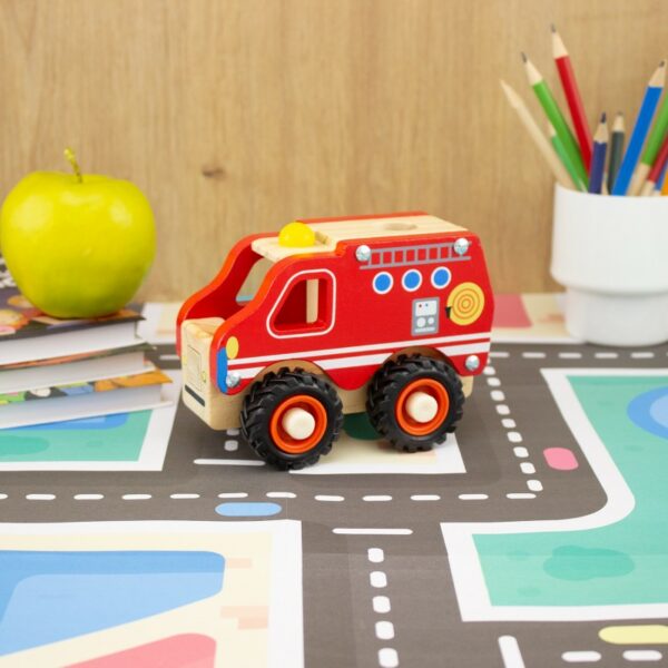 tout-terrain-pompier - jouet - camion - enfant - thonon