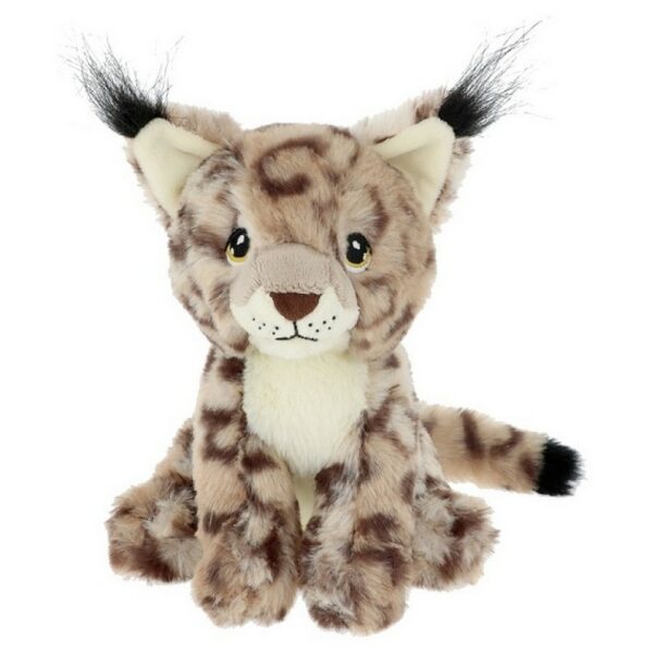 peluche-lynx-18cm-keeleco-eco-responsable