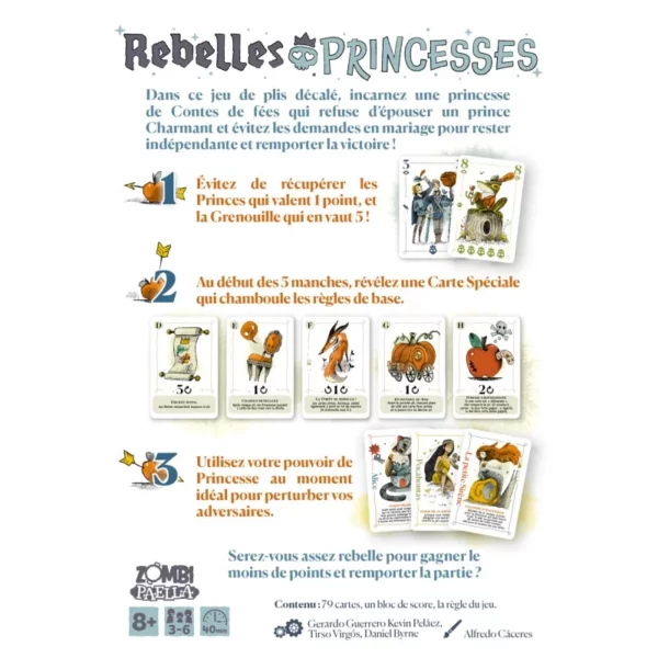 rebelles-princesses- gigamic - jeu ambiance - famille - jeux reves et jouets - thonon les bains