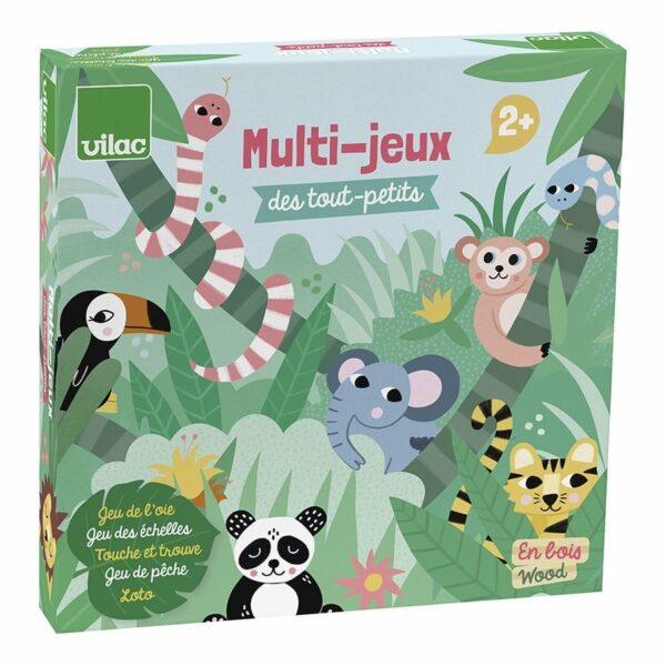 Jeu de société Vilac - Multi-Jeux des tout-petits Michelle Carlslund