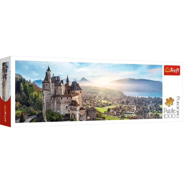 Panorama – Château de Menthon – Trefl - Puzzle 1000 pièces –