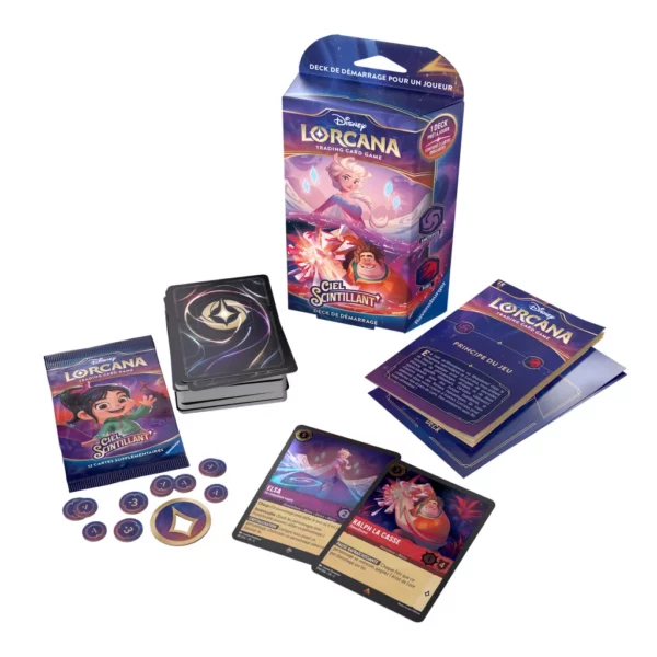 lorcana-deck-de-demarrage-ciel-scintillant-elsa-et-ralph