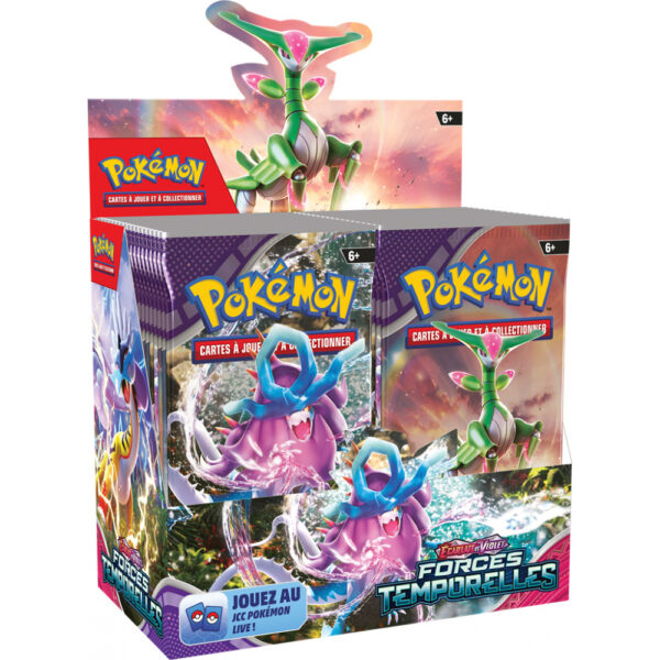 Pokemon-Boite-de-Boosters-Français-Display-36-Boosters-EV05-Ecarlate-et-Violet-Forces-Temporelles