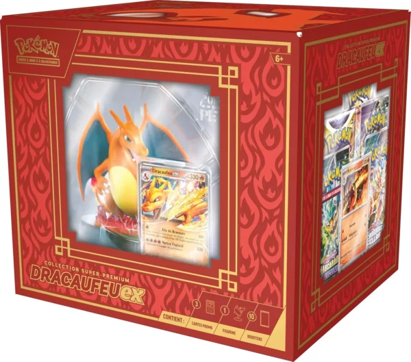 Coffret-Pokemon-Coffret-Super-premium-Dracaufeu-ex - POKEMON