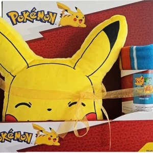 Pokemon-bundle-coussin-35x35-plaid-100x140cm