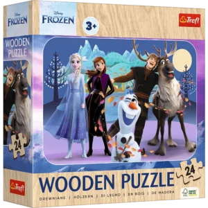 Puzzle-bois–24-pieces–La-reine-des-neiges–Trefl