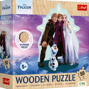 Puzzle-bois–50-pieces–La-reine-des-neiges–Trefl