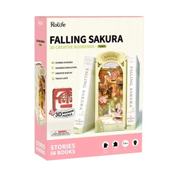 falling-sakura-book-nook-rolife