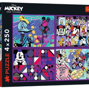 puzzle-trefl-250-pieces-4x250-mickey-mouse