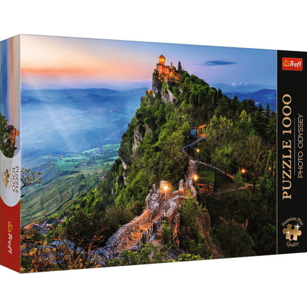 Tour Cesta, Saint-Marin - puzzle 1000pcs - Trefl