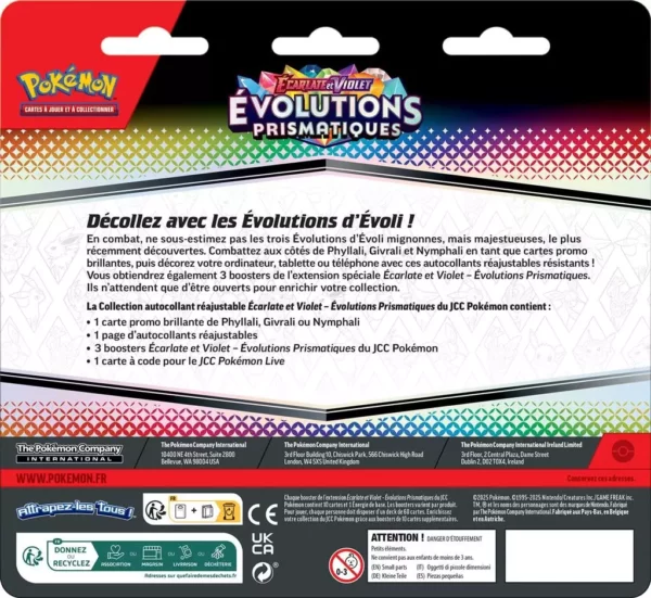 pokemon-85---evolutions-prismatiques---tripack-stickers-autocollant-reajustable