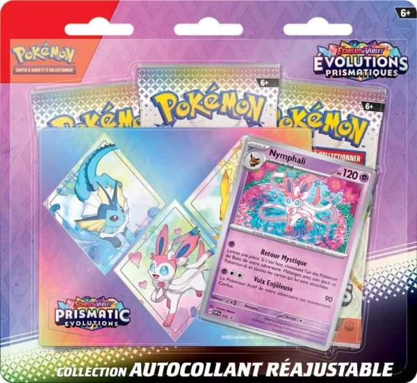 pokemon-85---evolutions-prismatiques---tripack-stickers-autocollant-reajustable