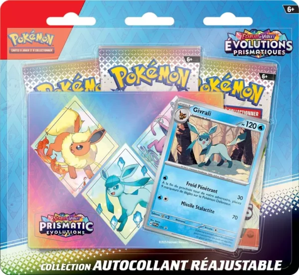 pokemon-85---evolutions-prismatiques---tripack-stickers-autocollant-reajustable